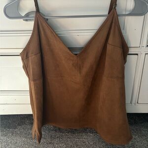 Abercrombie & Fitch suede top